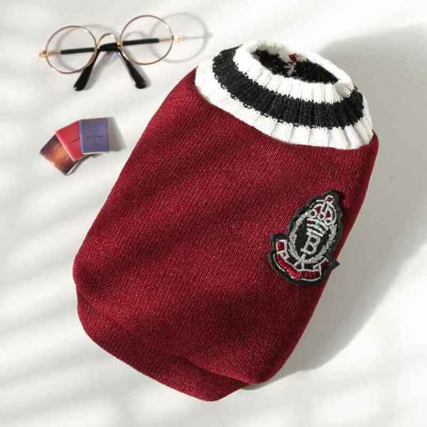 Preppy Style Pet Sweater - Image 3