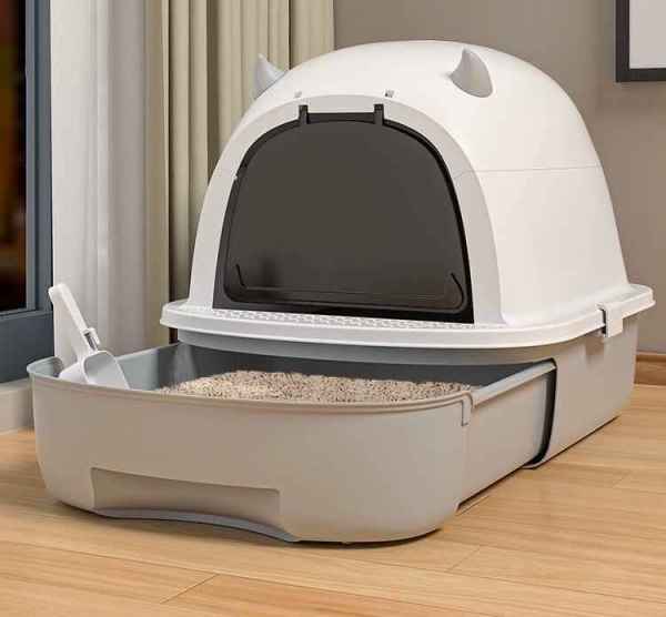 Cat Litter Box with Devil's Horn - Image 2