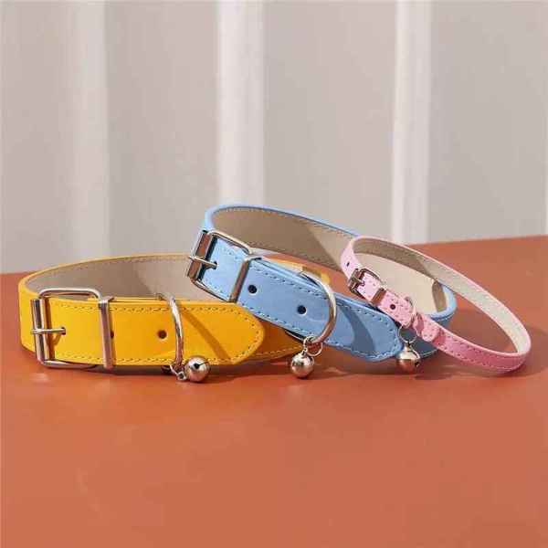 Colorful Pet Collar with A Bell - Image 3