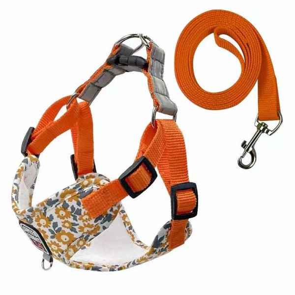 Floral Pet Harness Vest - Image 2