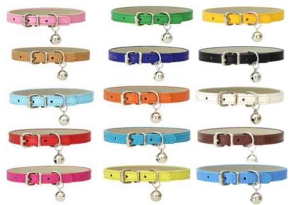 Colorful Pet Collar with A Bell
