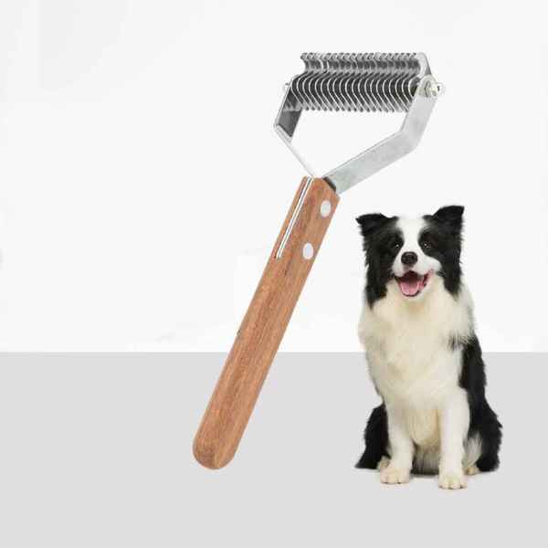 Wooden Knotted Pet Comb - Image 5