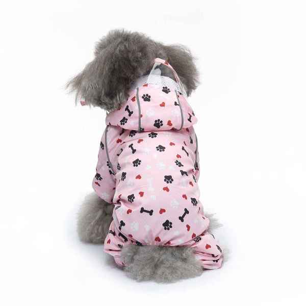 Pet Raincoat with Hat - Image 4