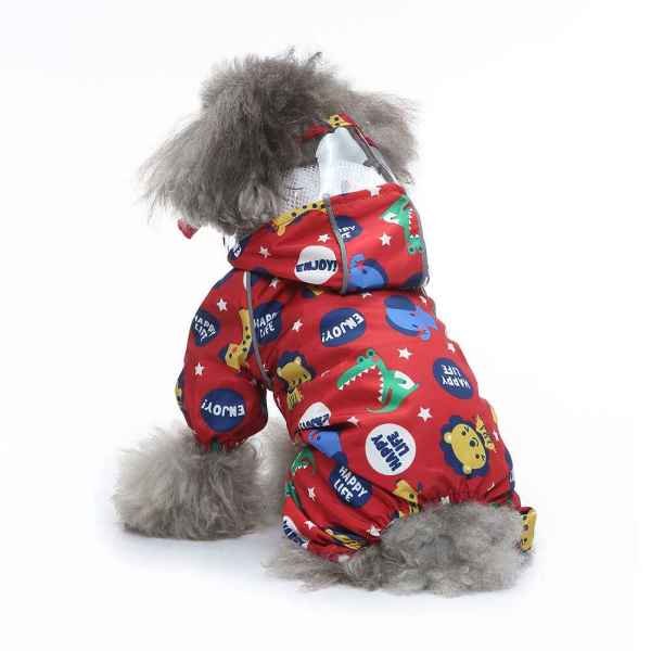 Pet Raincoat with Hat - Image 3